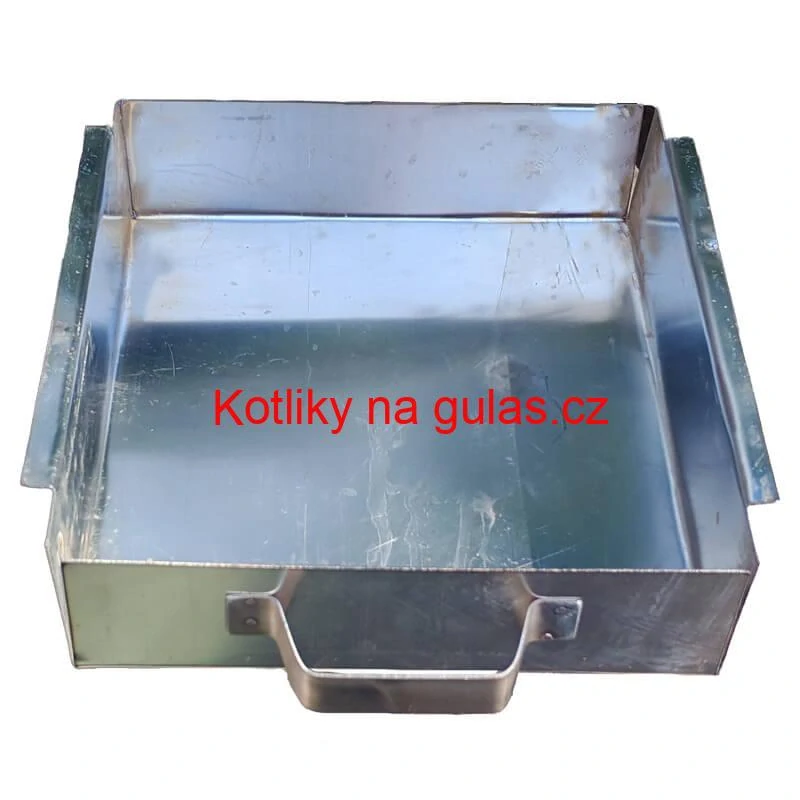 Nerezový popelník na vybírání popela z kotliny INOX