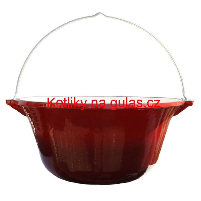 Litinový kotlík 22 L - smaltovaný povrch
