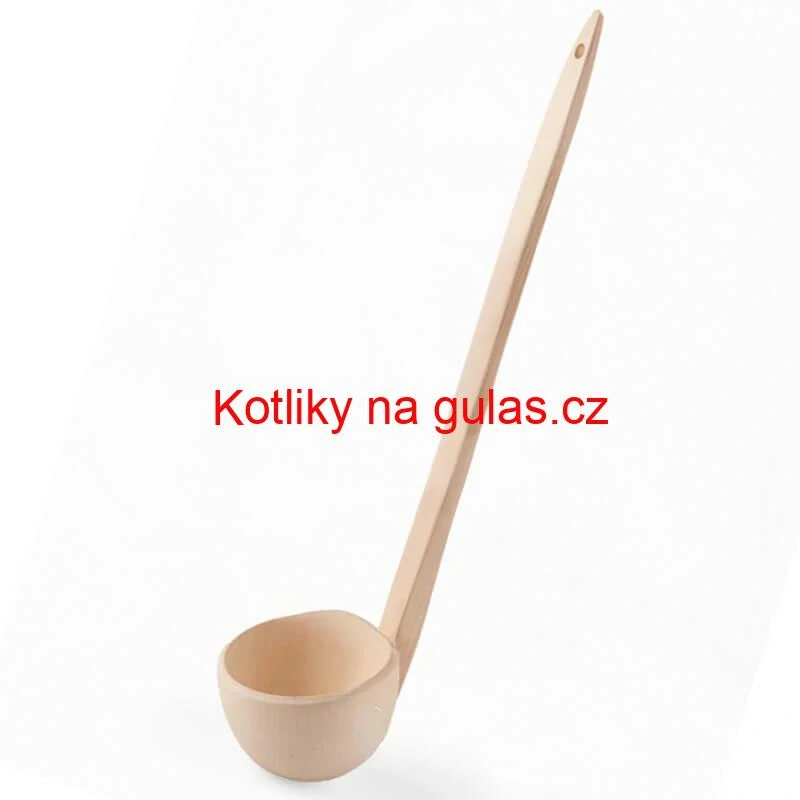 Dřevěná naběračka velká 57 cm