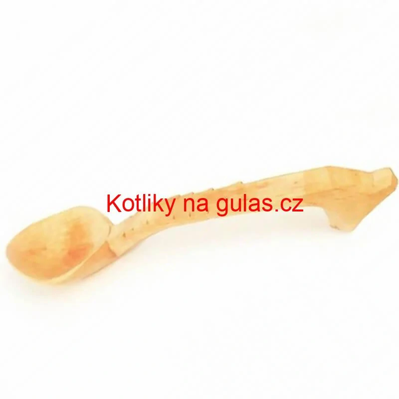 Saunová dřevěná lžíce