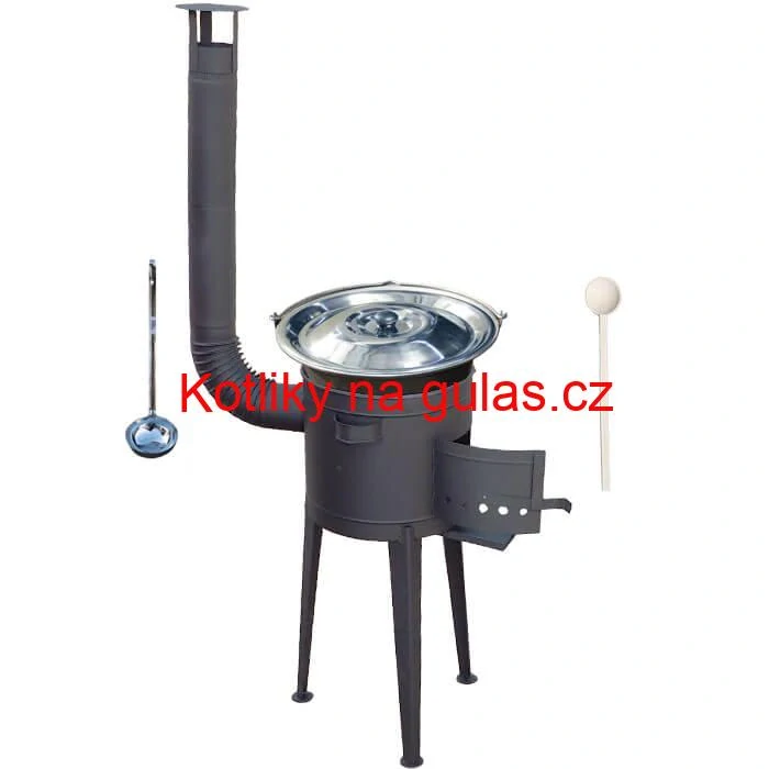 Nerezový kotlík 30 L (1,5 mm) + vysoká kotlina 47 cm (2 mm) HODO PLUS 600