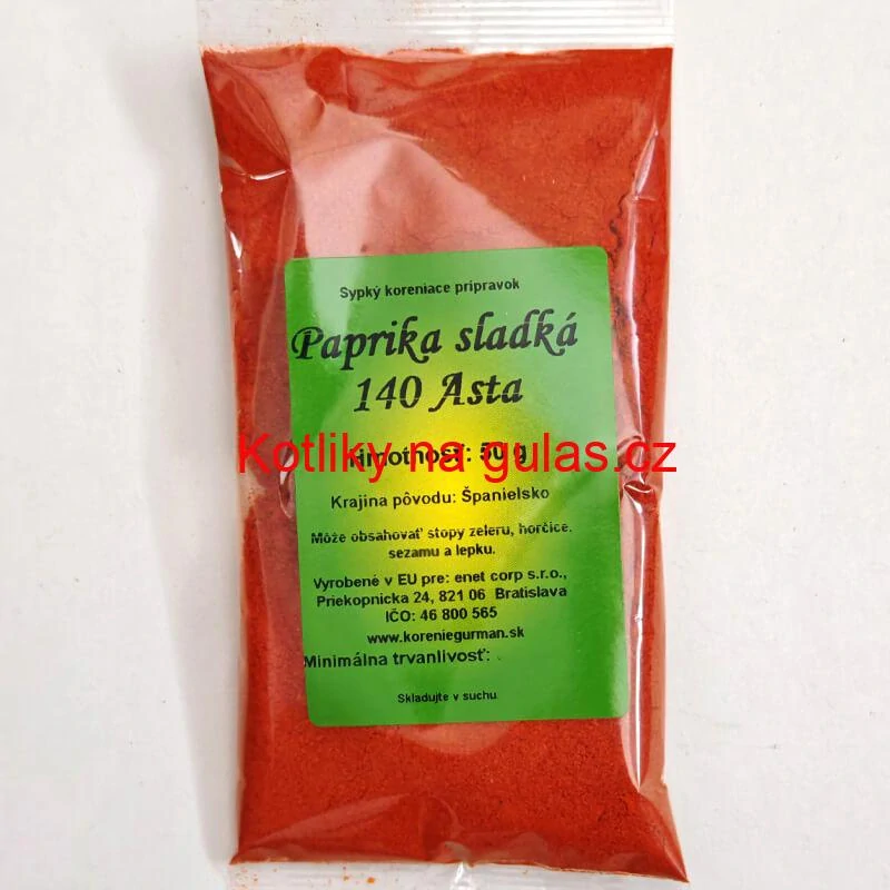 Paprika sladká 140 ASTA 50 g
