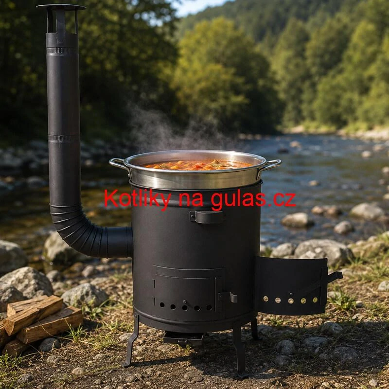 Silnostěnná kotlina 45 cm (2 mm) STRONG + žáruvzdorná barva Plus 600