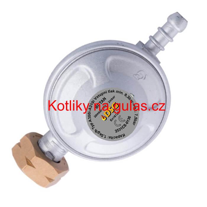 Regulátor tlaku plynu 30 mbar UNI