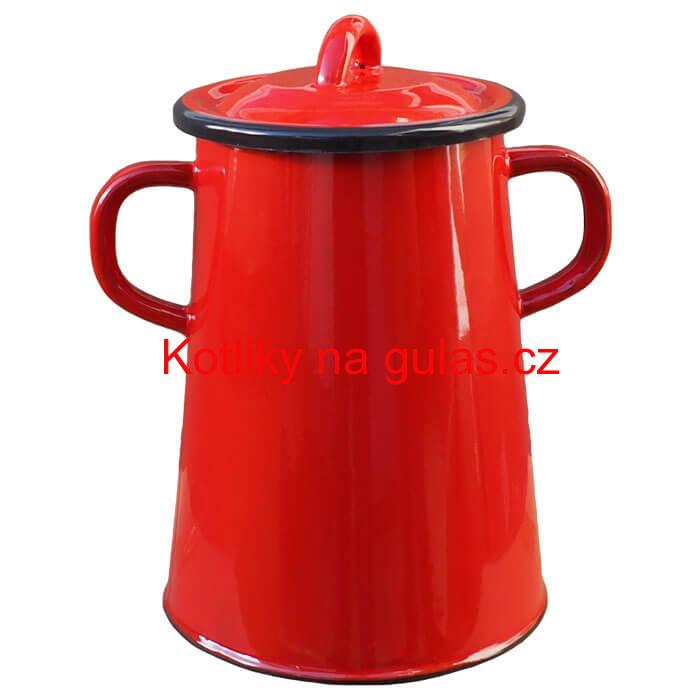 Nádoba na mast 2 L Červená