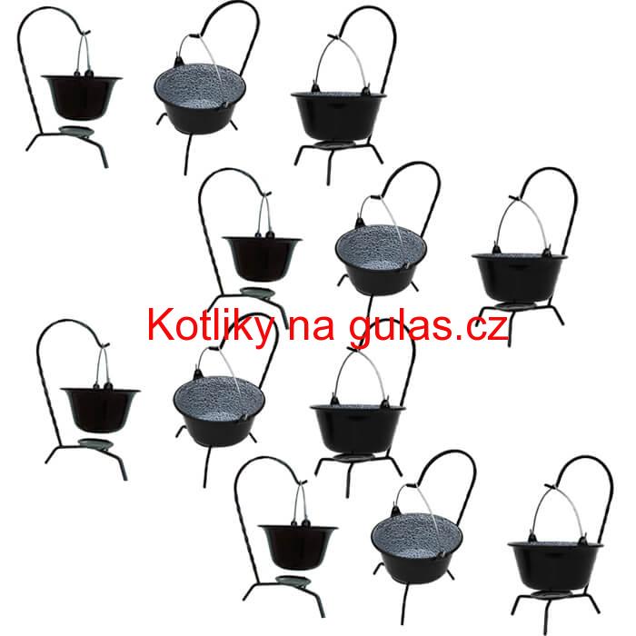 Servírovací souprava SMALT BLACK 12 ks