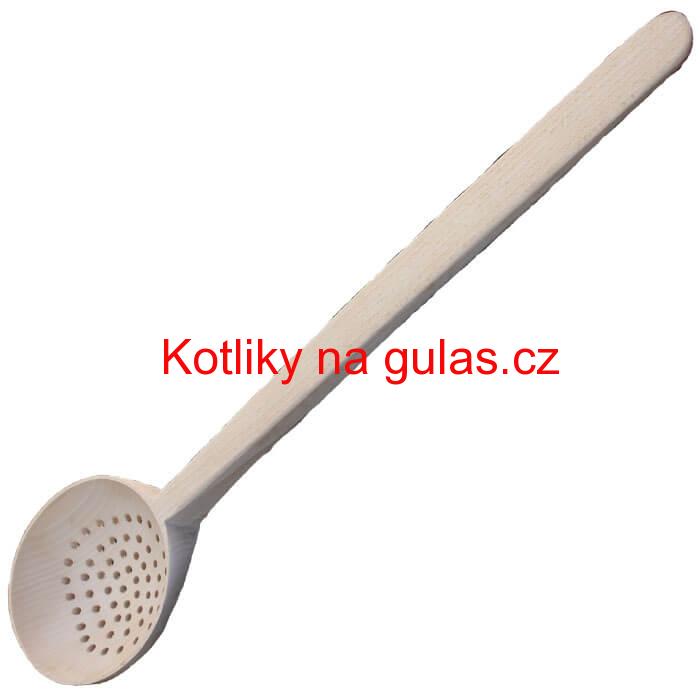 Veliká naběračka - vařečka - děrovaná