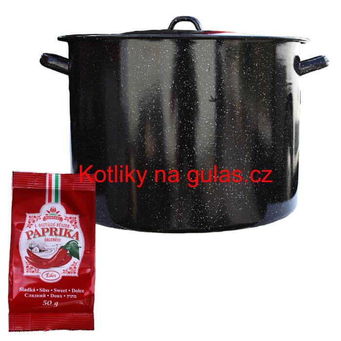 Smaltovaný hrnec 40 L + Paprika 50 g