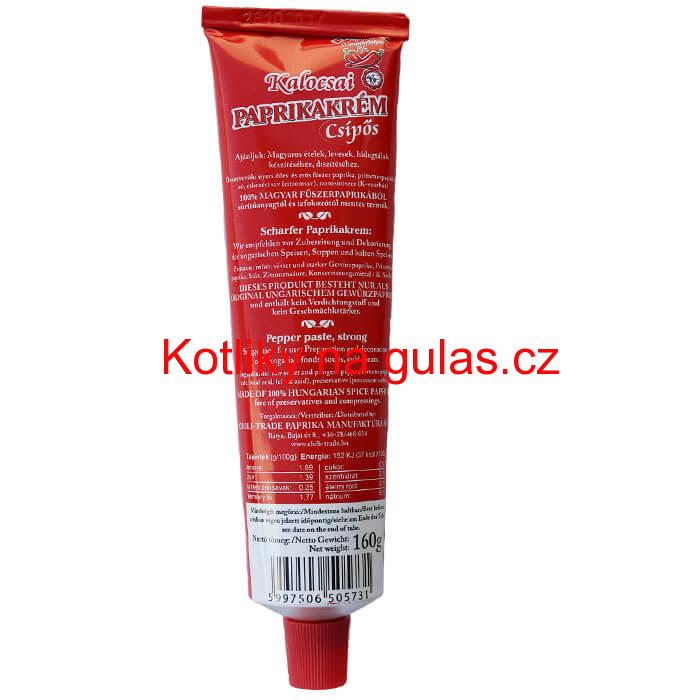 Štiplavý paprikový krém 160 g
