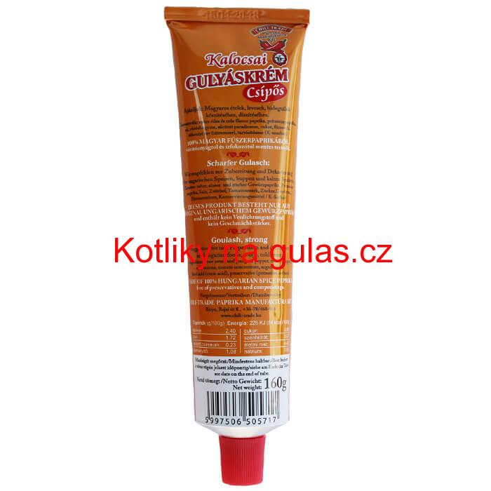 Speciální štiplavý krém do guláše