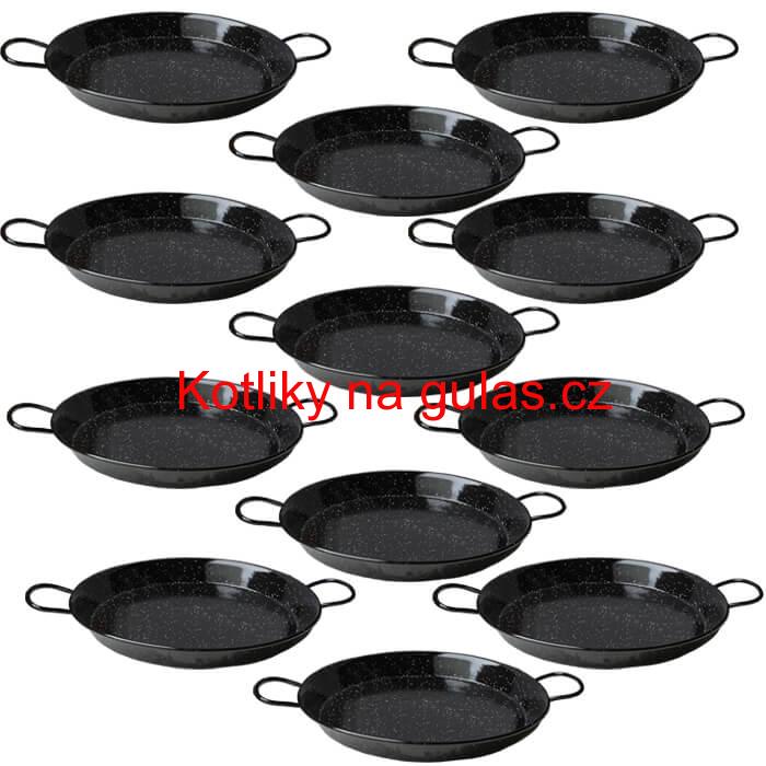 Paella Tapas catering 20 cm - 12 ks pánví