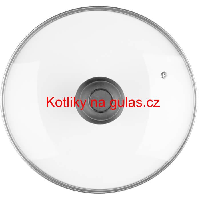 Skleněná poklice 26 cm