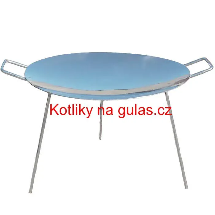 Nerezová pánev s nožičkami 55 cm BBQ