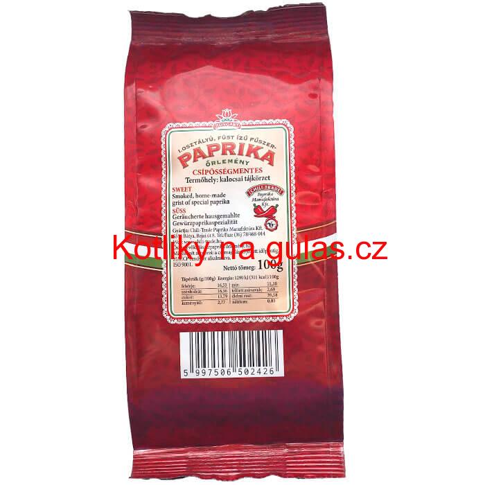 Sladká uzená mletá paprika GURMÁN 100 g
