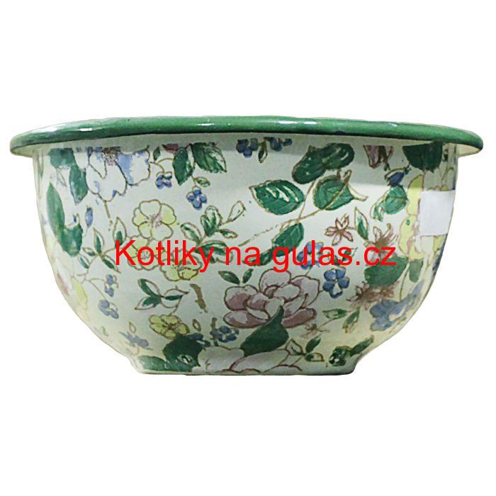 Smaltovaná vzorovaná miska 17 cm DECOR