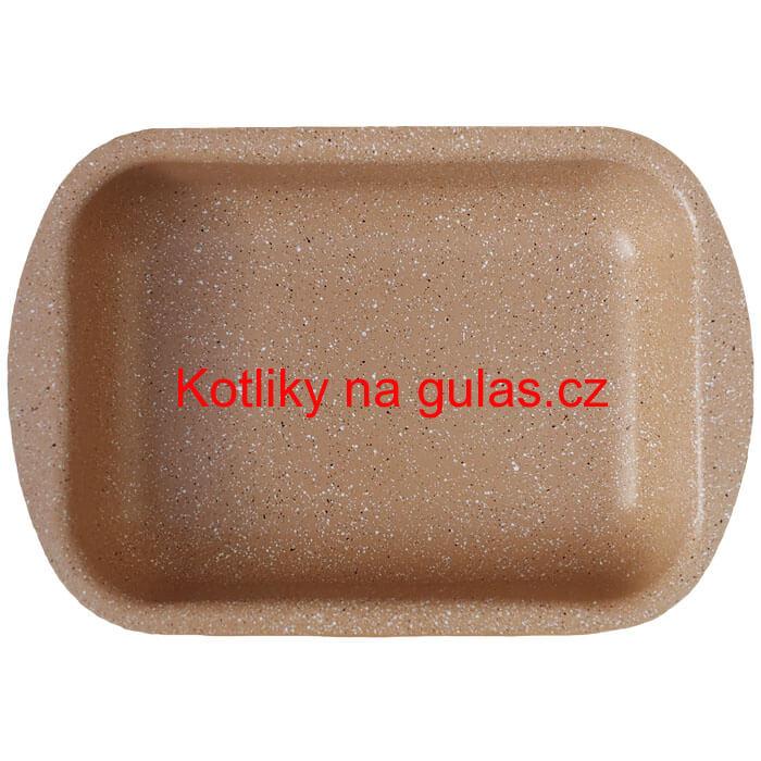 Pekáč s granitovým povrchem 34 x 24 cm hnědý Granit Line