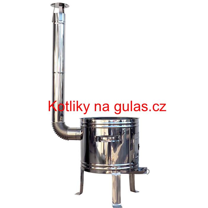 Nerezová kotlina s povrchovou antikorovou úpravou 36 cm INOX