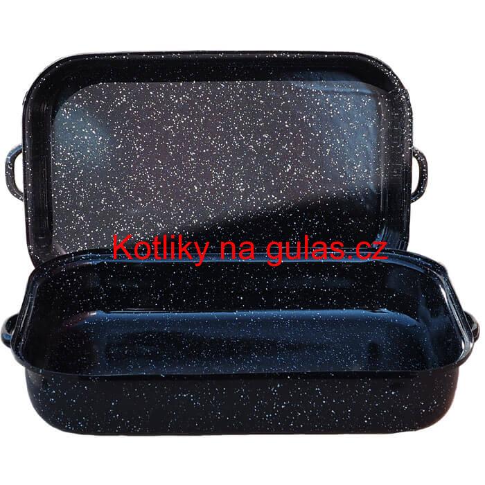 Smaltovaný pekáč 38 x 22 cm DUO