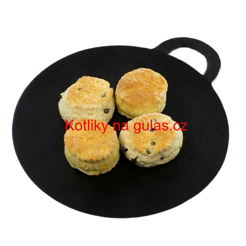 Litinová pánev na pečení 30 cm