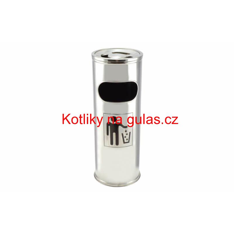 Odpadkový koš INOX 21 cm