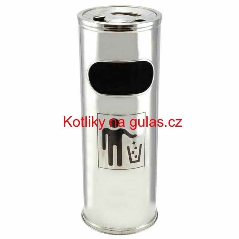 Odpadkový koš INOX 22 cm