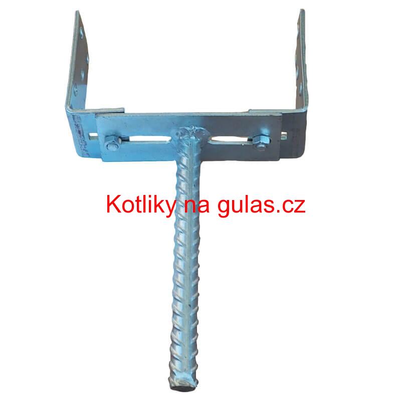 Patka zápustná, kotevní, nastavitelná 0-17 cm