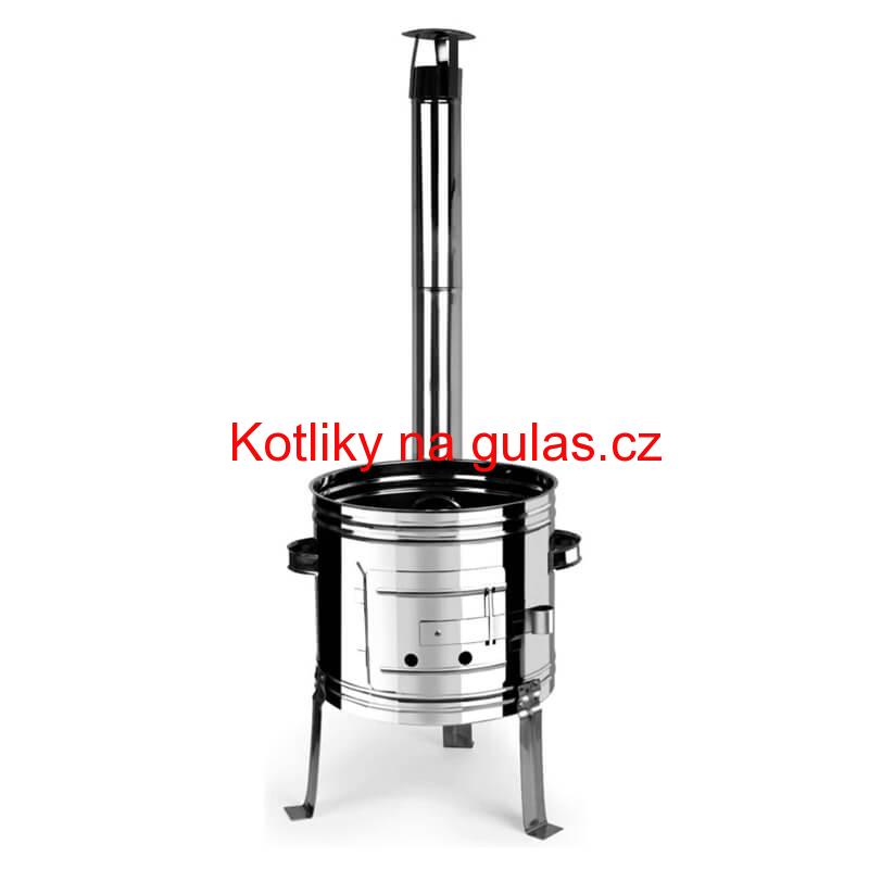 Smaltovaný kotlík 14 L + nerezová kotlina 36 INOX