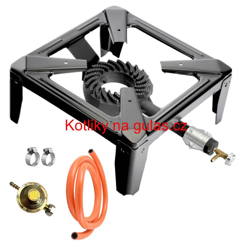 Plynový hořák - vařič 8,5 kW PB + připojovací příslušenství