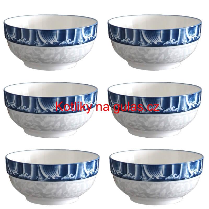 Keramické misky na servírování guláše 15 cm 6 ks