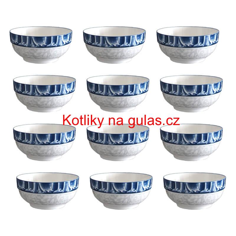 Keramické misky na servírování guláše 15 cm 12 ks