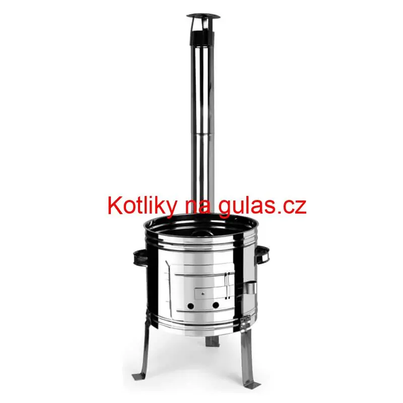 Smaltovaný kotlík 13 L + nerezová kotlina 36 INOX + misky 12 ks