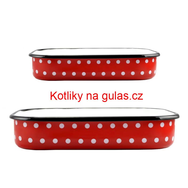 Smaltované pekáče DECOR 2 ks