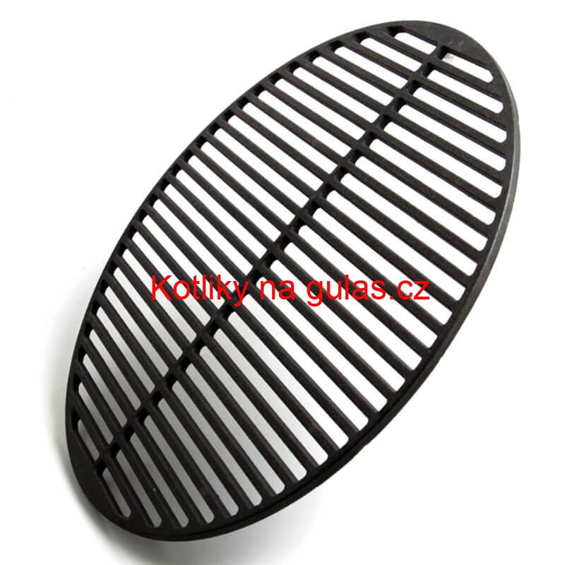 Litinová mřížka (rošt) ke grilování a pečení 44,5 cm