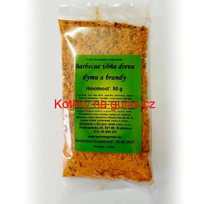 Barbecue vůně dřeva, kouře a brandy 50 g