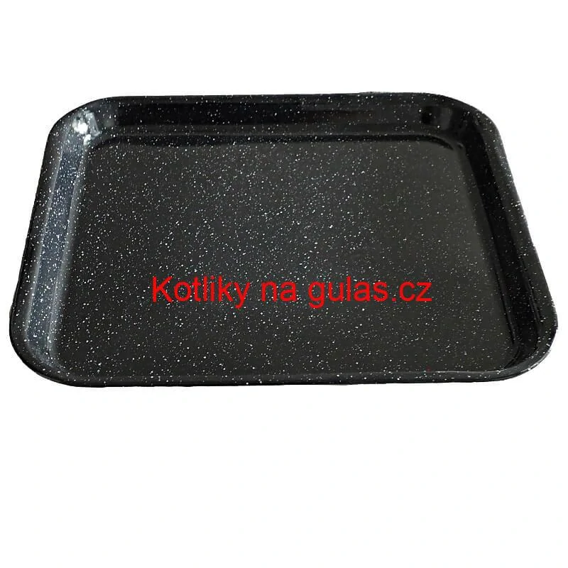 Smaltovaný pekáč na pečení koláčů 41,5 cm JUMBO