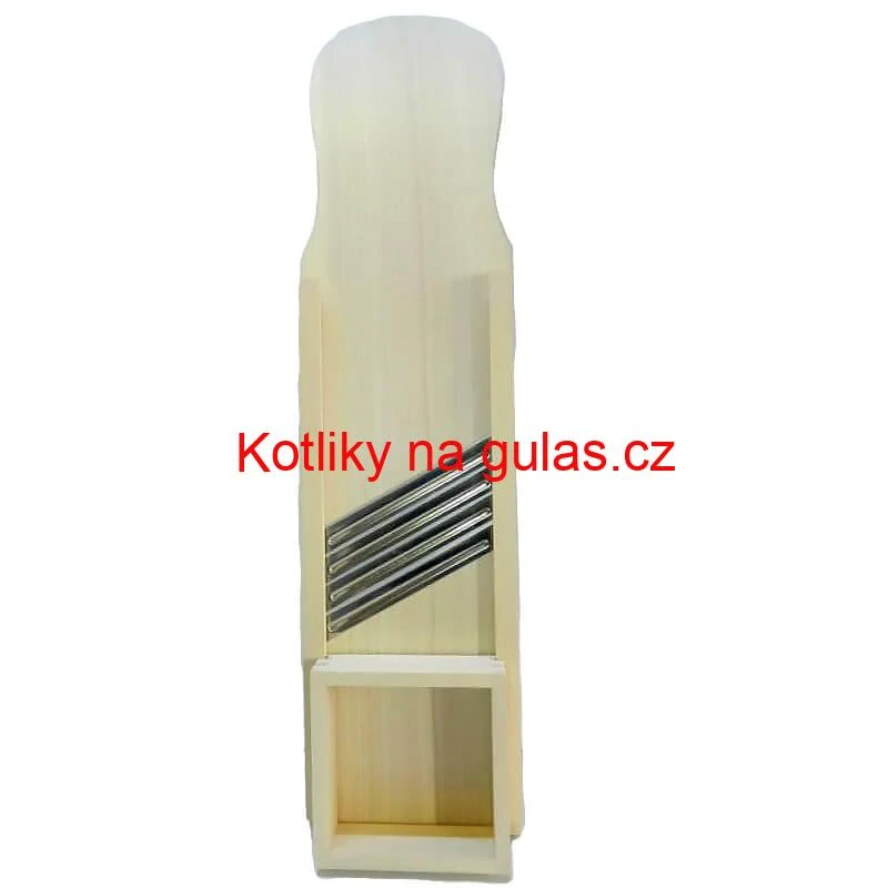 Ruční dřevěný kráječ zelí 4 nože 93 x 23,5 cm (obrovský)