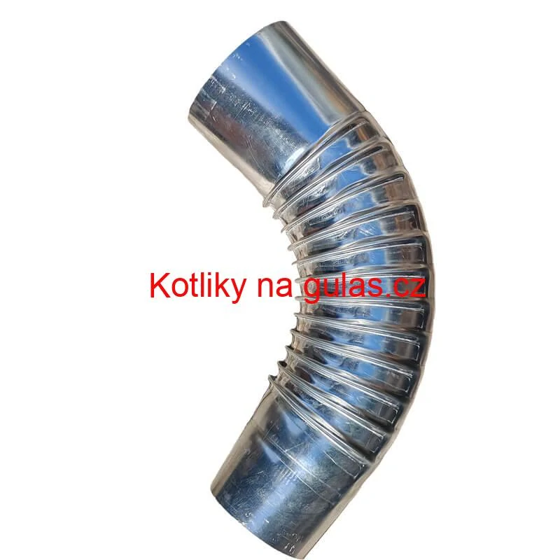 Nerezové koleno na kouřovod INOX