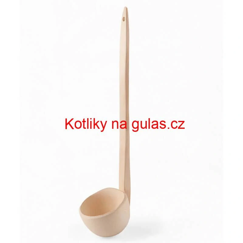 Dřevěná naběračka velká 57 cm