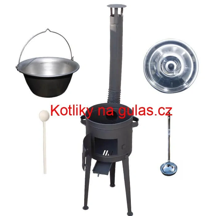 Nerezový kotlík 30 L (1,5 mm) + vysoká kotlina 47 cm (2 mm) HODO PLUS 600
