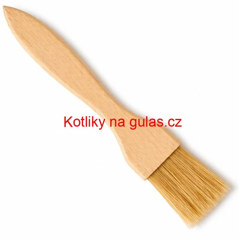 Dřevěný kuchyňský štětec 18 cm