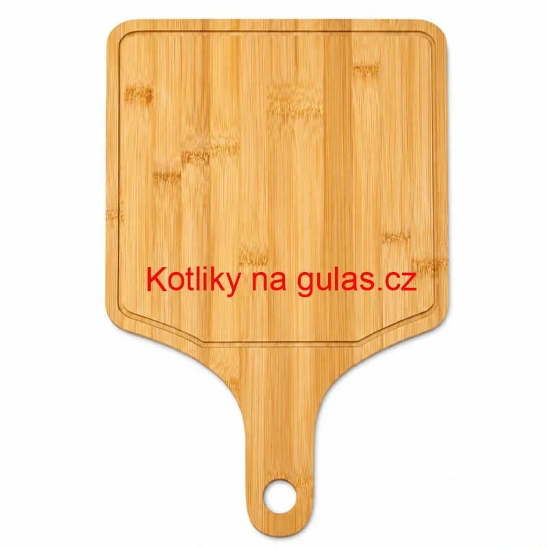 Bambusové prkénko na krájení 41×26,5 cm s rukojetí