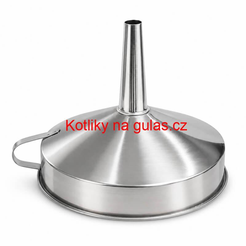Nerezový trychtýř 16 cm