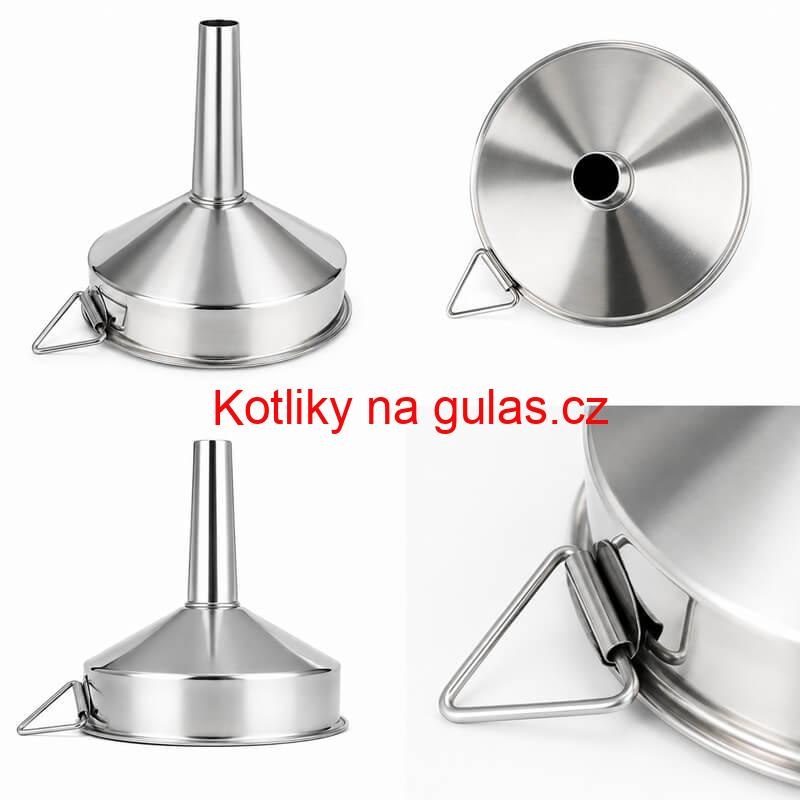 Nerezový trychtýř 10 cm