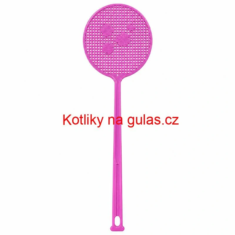 Plastová plácačka na mouchy 49 cm – různé barvy