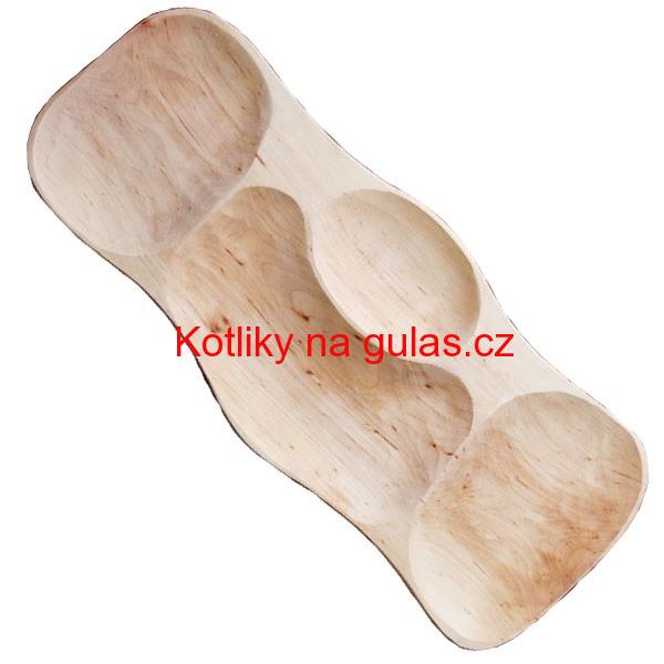 Servírovací dřevěný podnos