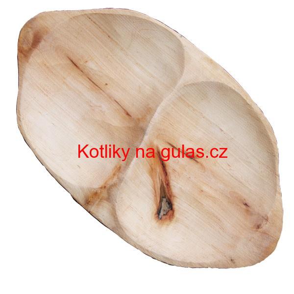 Servírovací dřevěný podnos