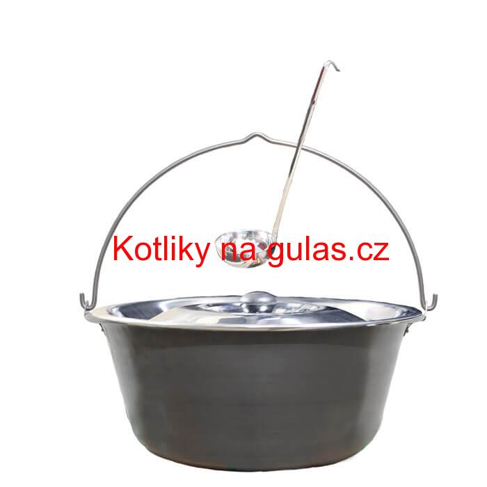 Nerezový kotlík 15 L (1,5 mm) + nerezová poklice