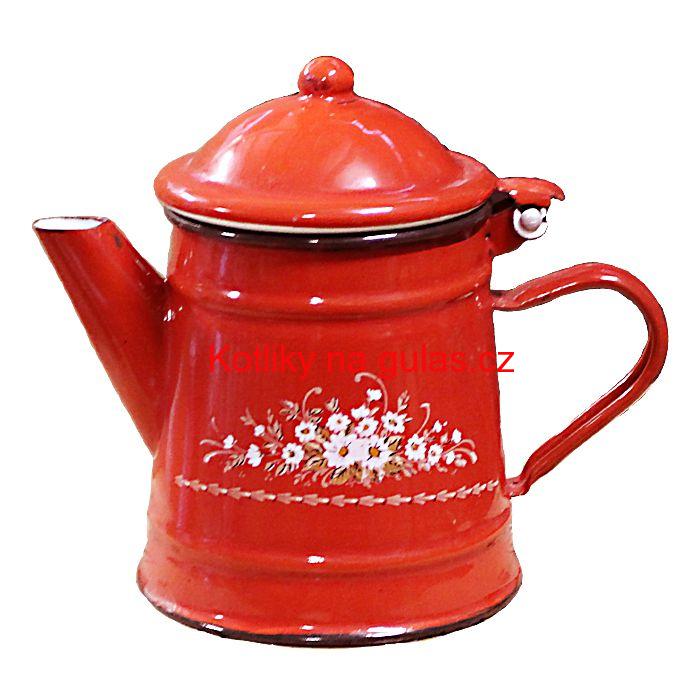 Smaltovaná konvice 0,5 L DEKO