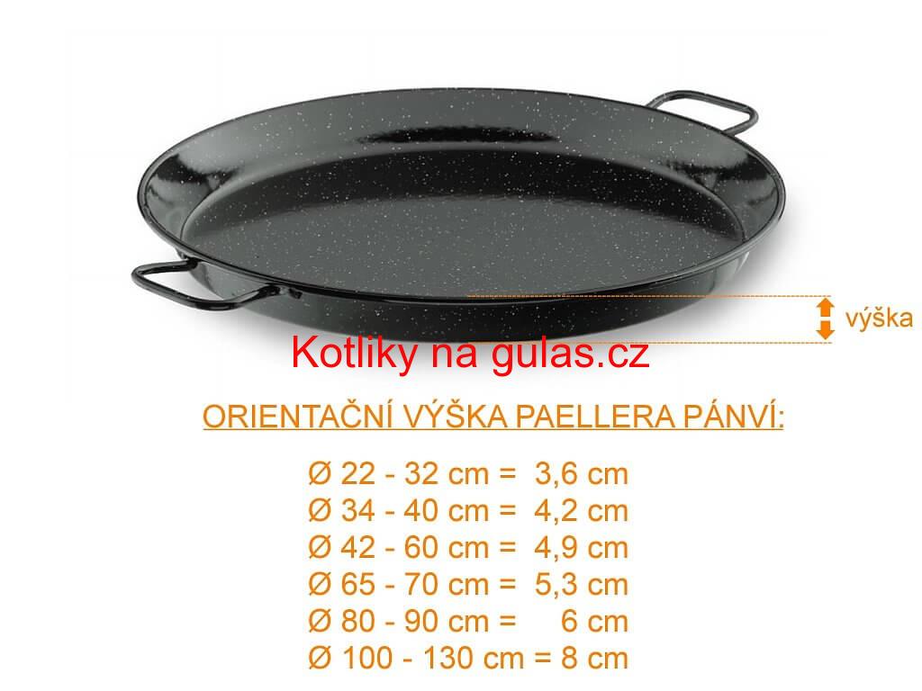 Paella pánev VACA SMALT 46 cm
