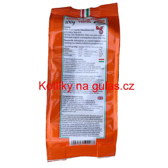 Paprikové koření na guláš - štiplavé 100g